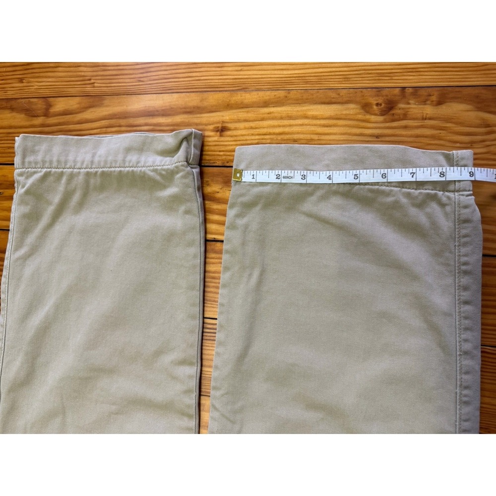 Eddie Bauer Legend Wash Flannel Lined Khaki Chino Pants Men's‎ 34x32 4886 - Picture 10 of 14